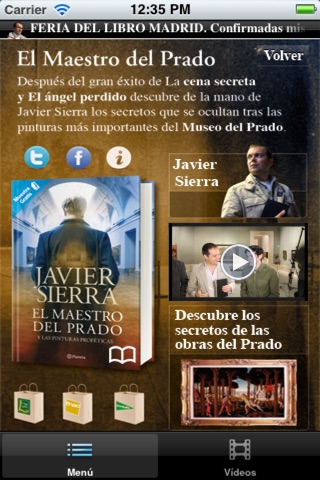 Javier Sierra SD screenshot 2