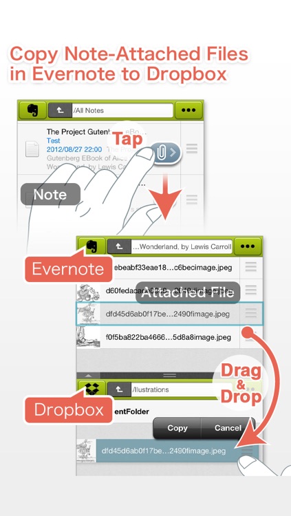 Ever2Drop - FileCrane for Evernote and Dropbox