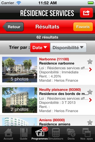 Résidence Services screenshot 2