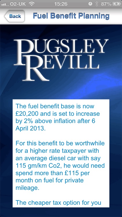 Pugsley Revill Tax Tools screenshot-4