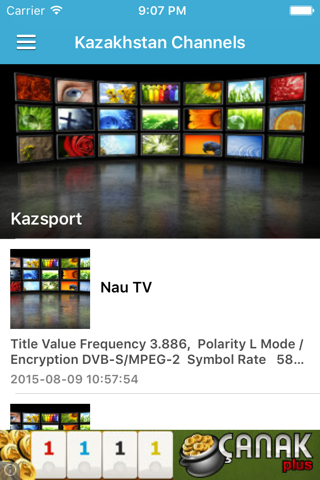 Kazakhstan TV Channels Sat Info screenshot 2
