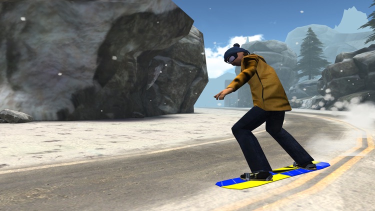 3D Snowboard Racing - eXtreme Snowboarding Crazy Race Games screenshot-3