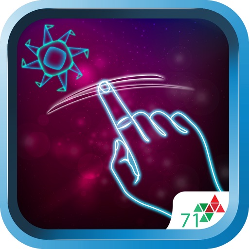 Neon Finger - Fighter iOS App