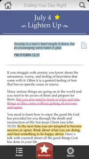 ending your day right devotional iphone screenshot 3