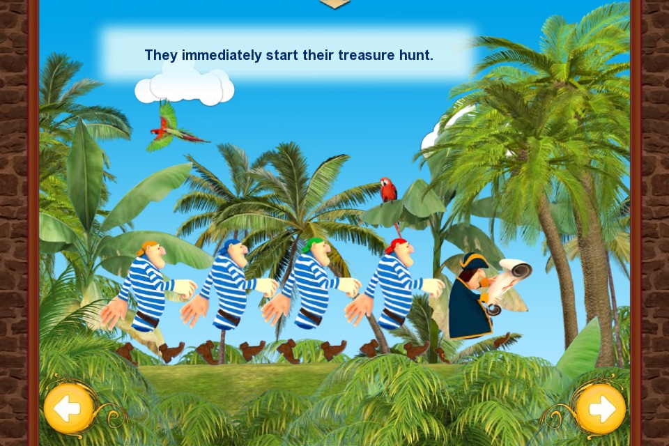 Treasure Island. An Interactive Children`s Book. screenshot 4