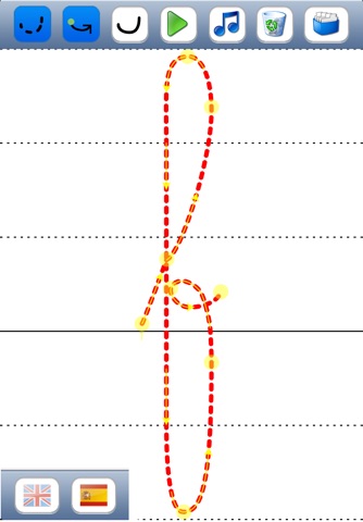 Apprendre à écrire les lettres cursives de l'Alphabet en majuscule et minuscule avec les sons en Anglais et en Espagnol - Les bases pour les enfants à l'école maternelle screenshot 3