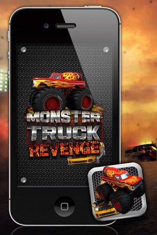 Monster Truck Furious Revenge - A Fast Truck Racing Game! screenshot 3