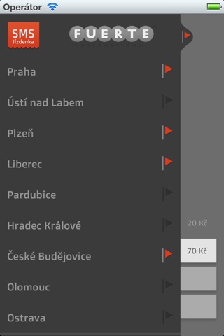 SMS Jízdenka screenshot 2