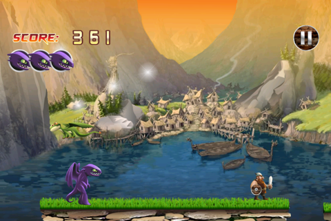 Dragon War Racing Game - Race against Thrones of Vikings screenshot 2