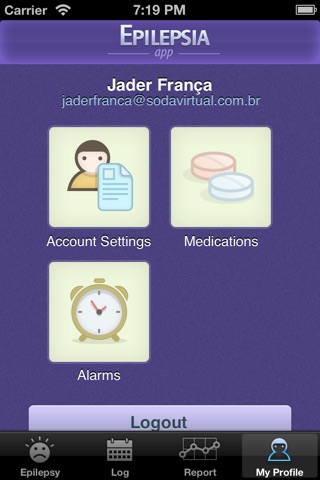 Epilepsia App screenshot 2