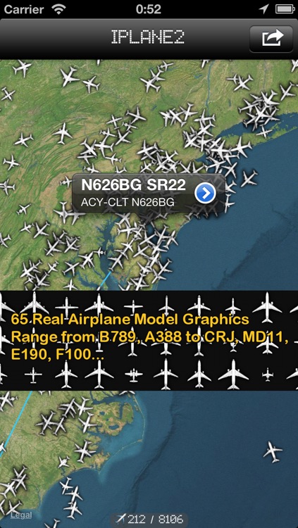 iPlane 2 - Flight Info + Status + Radar Tracker