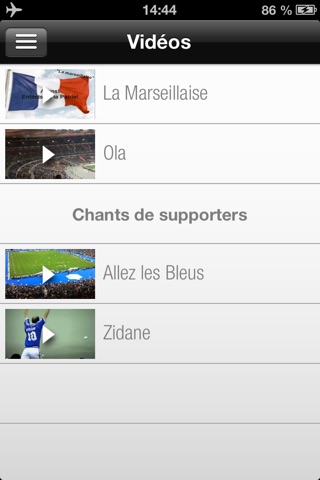 Equipe de France - Chants de supporters screenshot 3