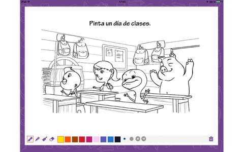 Perro Chocolo: Colorea y Aprende: La escuelita screenshot 2