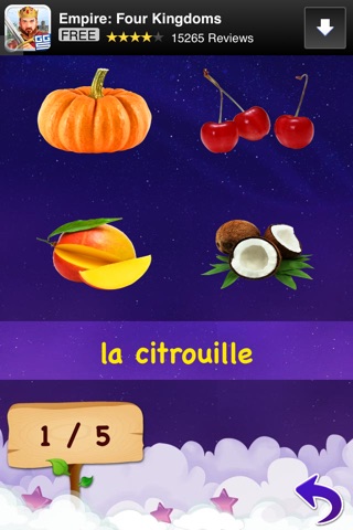 French Kids - Baby learn new words with sounds and nice images screenshot 3