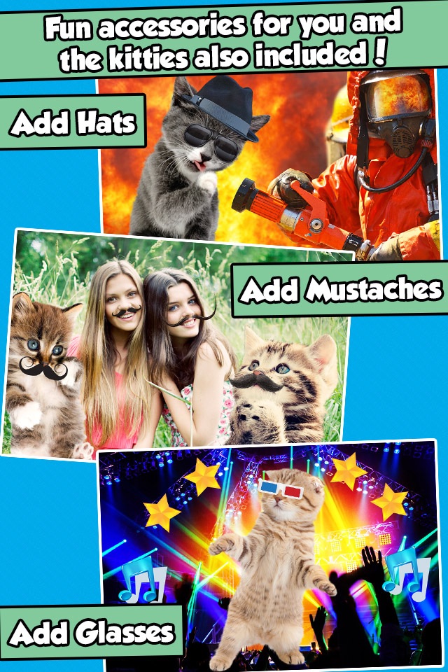 InstaKitty - A Funny Photo Booth Editor with Cute Kittens and Cool Cat Stickers for Your Pictures screenshot 4