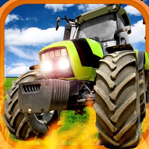 A Farm War Combat Run: Speed Tractor Racing Game