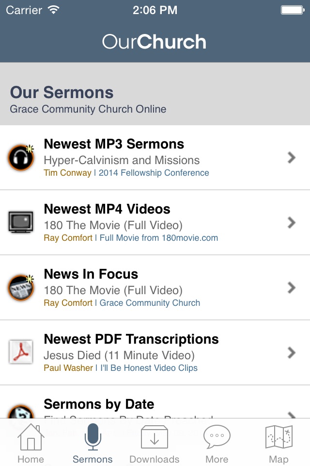 Grace Community Church, San Antonio screenshot 2