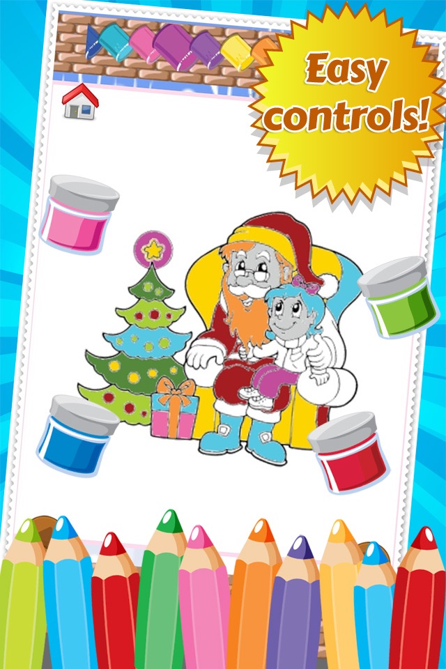 Christmast Coloring Book Drawing for Kid Games screenshot 3