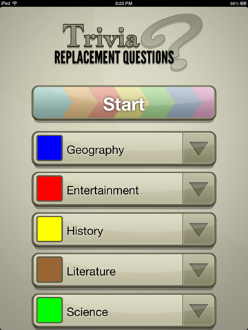 Screenshot #4 pour Trivia Replacement Questions