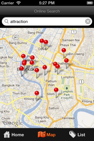 Bangkok Travel Map (Thailand) screenshot 2