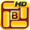 Bloxorz HD - version for iPad : Stick cube puzzle game, try to drive on the brick square to the hole with minimum step