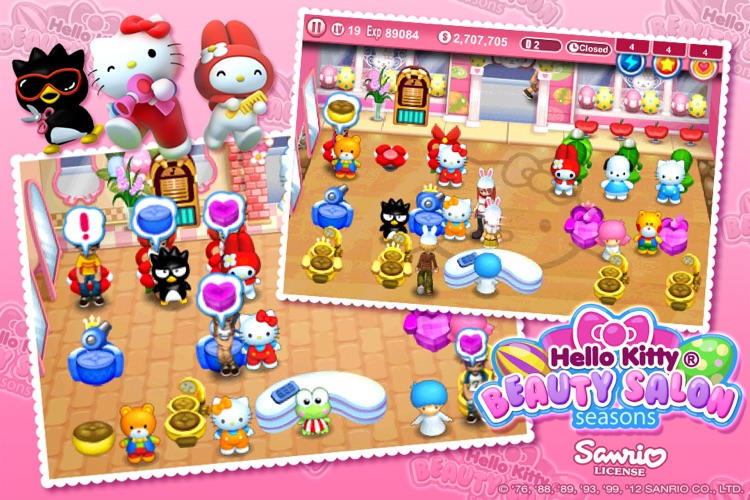 Hello Kitty Beauty Salon Seasons