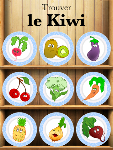Screenshot #4 pour Légumes et fruits: gratuit jeu éducatif pour les enfants - avoir du plaisir et apprendre les langues