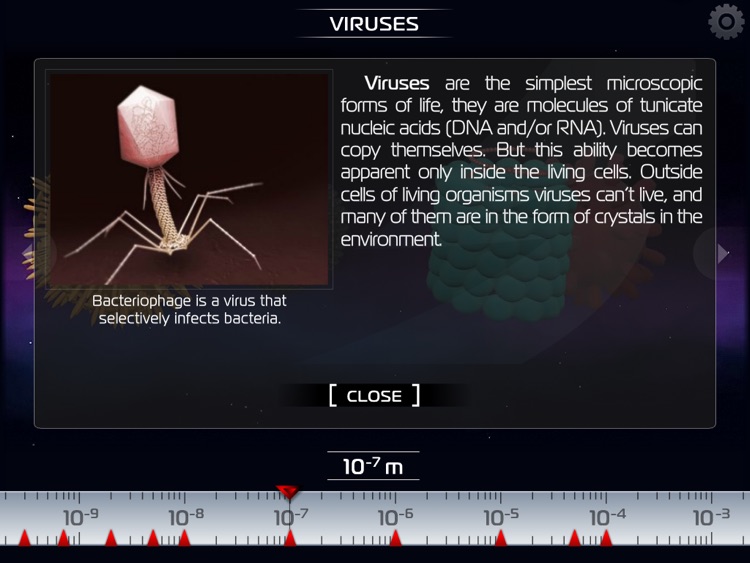 Science - Microcosm 3D HD : Bacteria, viruses, atoms, molecules and particles screenshot-3