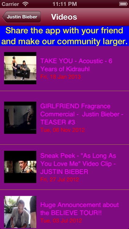 Photos, Videos, News, Animated Slides & More : Justin Bieber edition
