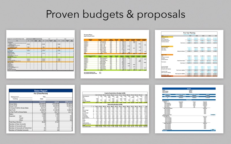 Screenshot #3 pour Modèles pour Excel Pro