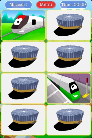 Trains Matching Game - Match Pairs for Train Loving Kids with Fun Cartoon Locomotives! screenshot 3