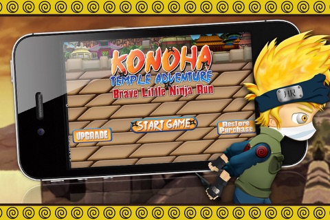 Konoha Temple Adventure - Brave Little Ninja Run screenshot 3