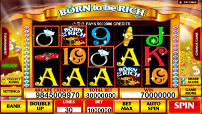 Born to be Rich Slot Machine screenshot 2
