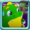 Dragon battle: Funny zombie Killer adventure