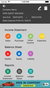 easy count - account manager screenshot #2 for iPhone