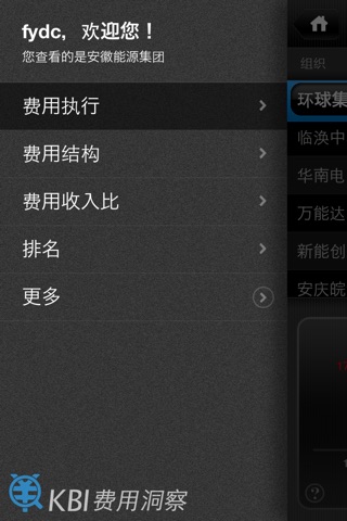 KBI 费用洞察 screenshot 2