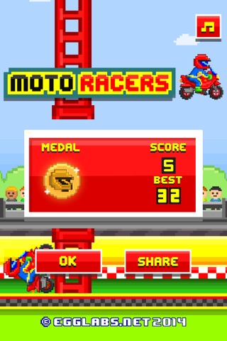 Moto Racers - Free 8-bit Retro Pixel Games screenshot 4