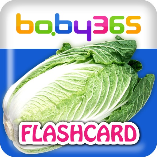 baby365-bilingual flash cards-Vegetables and fruits