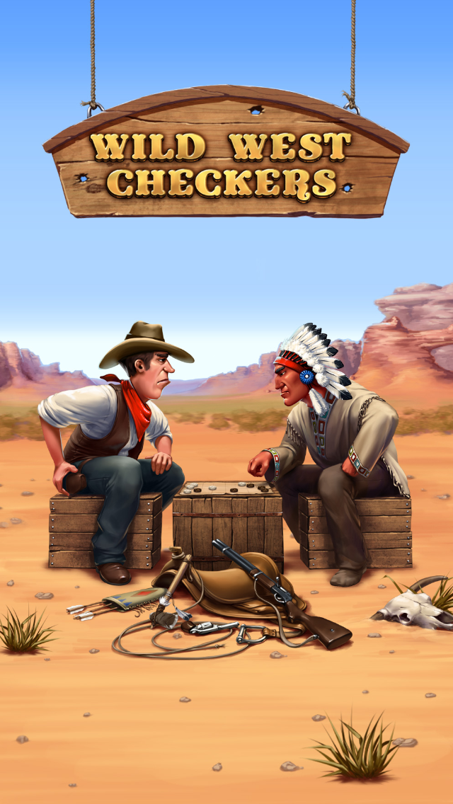 Wild West Checkers freeのおすすめ画像1