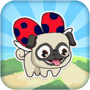 Le Pugbug Fly! -  Adventure Run of a Tiny Flying Puppy Pug Ladybug