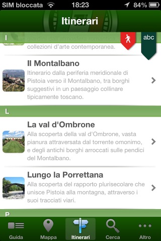 Pistoia Guida Verde Touring screenshot 4