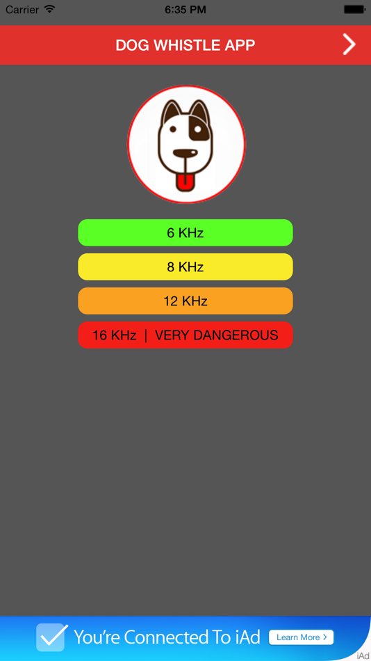 #1. DOG WHISTLE APP (iOS) 由: Ferran Espuna Prat