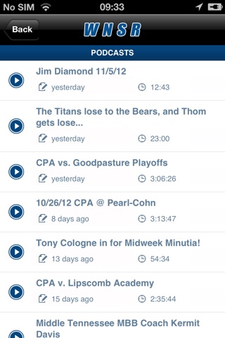 Nashville Sports Radio screenshot 2