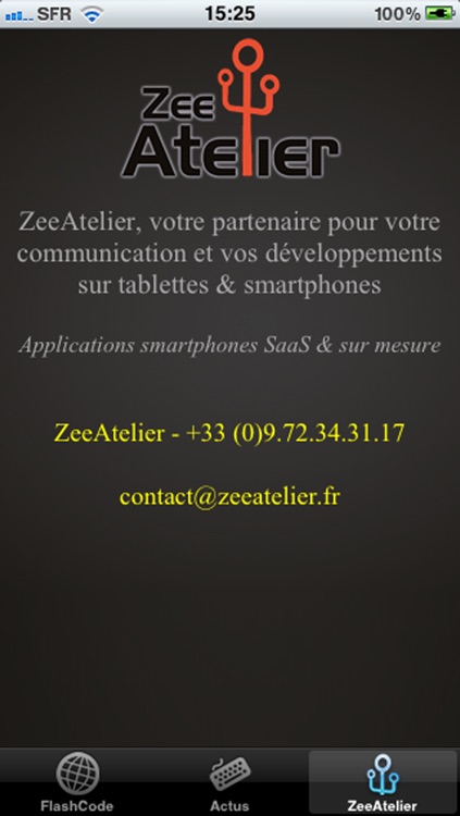 ZeeAtelier Lecteur de QRcode screenshot-3