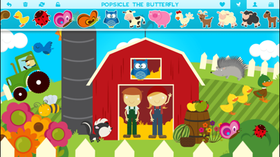 Screenshot #3 pour Animal Stickers pour les enfants Ferme Activité Scène Builder