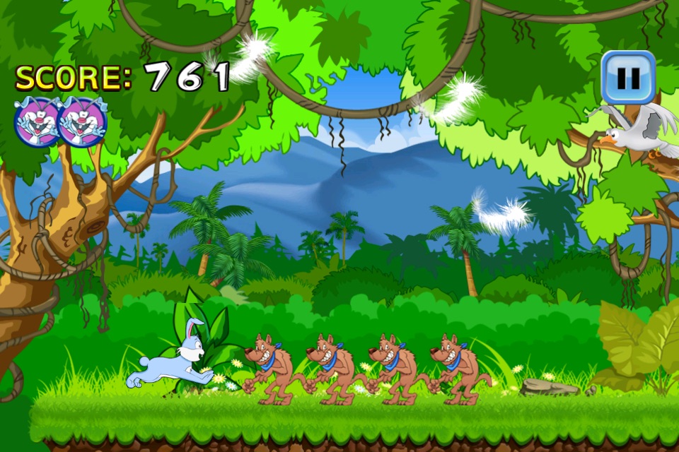 Baby Bunny Run : Ralph's Day Dash from the Wolf screenshot 4