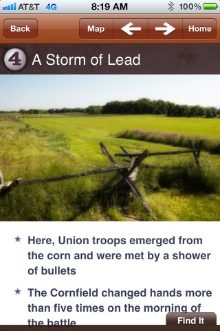 Antietam Battle App screenshot 2