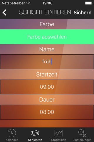 Schichtplaner screenshot 2