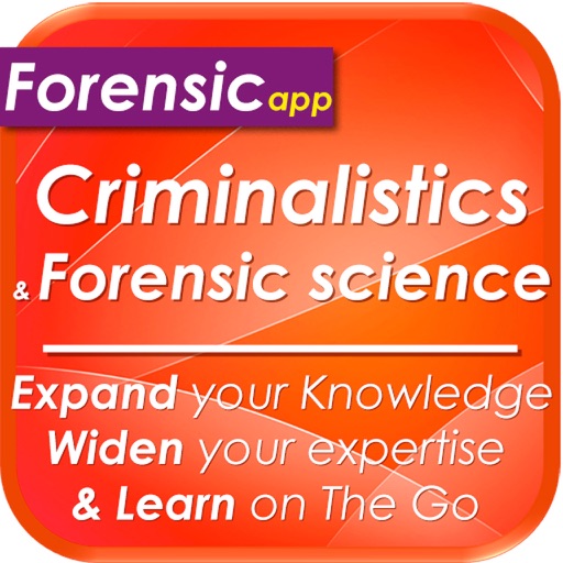 Forensic science & Criminalistics icon