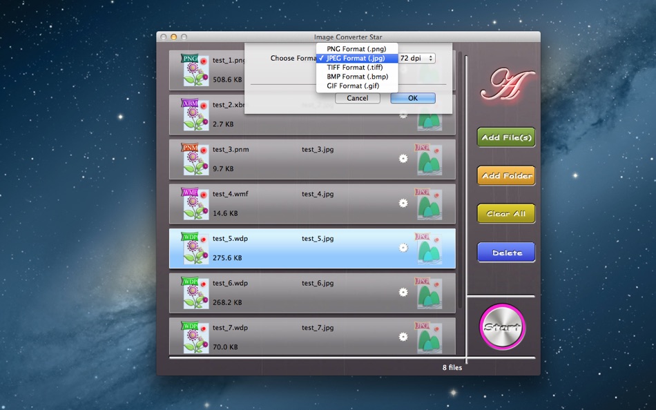 #2. Image Converter Star (macOS) 由: 顺华 吕
